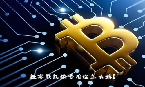 数字钱包编号用途怎么填？