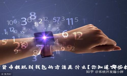 加密货币提现到钱包的方法是什么?你知道哪些技巧?