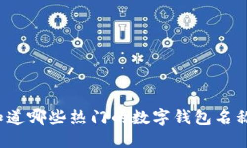 你知道哪些热门的数字钱包名称吗？